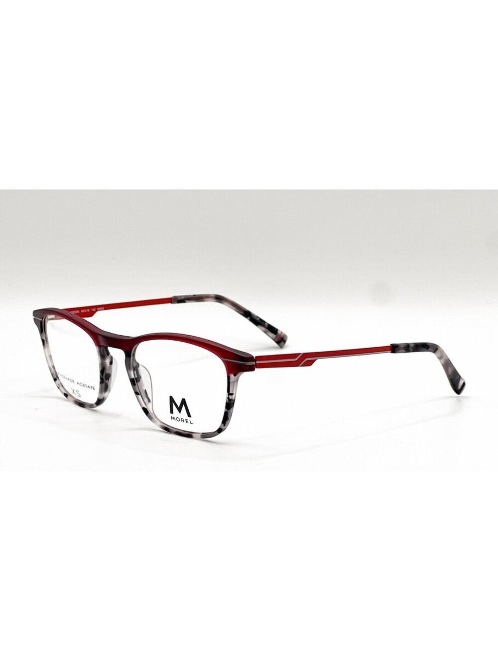 Morel 40200N RR08 Red Square Authentic Eyeglass Frames 48-19